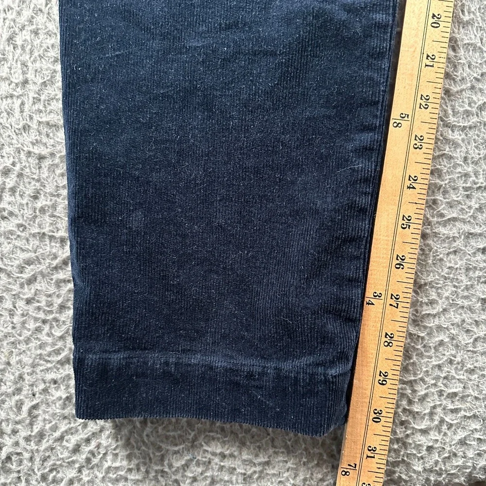 Polo Ralph Lauren Pants Mens 40x32 Slim‎ Fit Navy Corduroy Straight Leg Chino